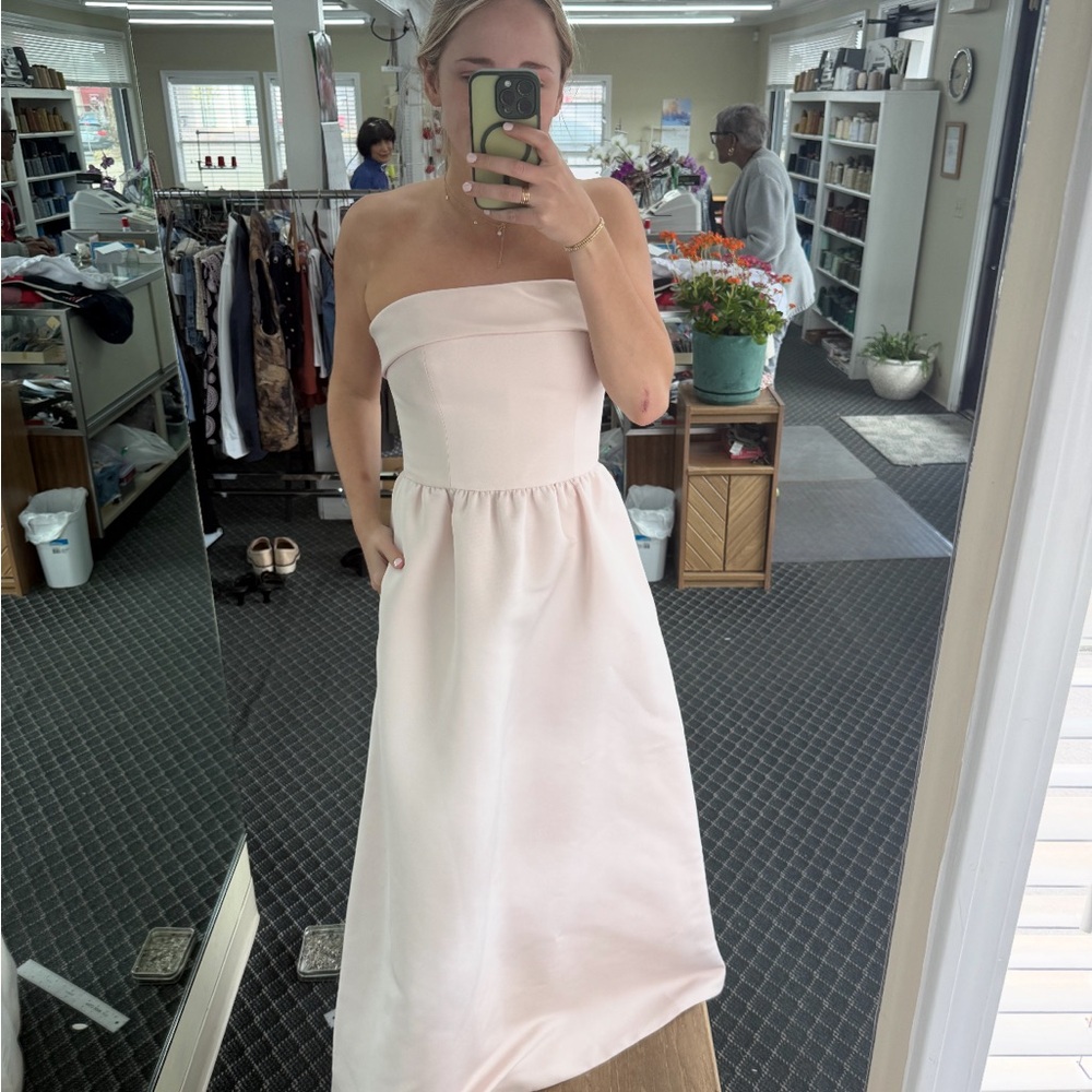 Bella Bridesmaid strapless dress